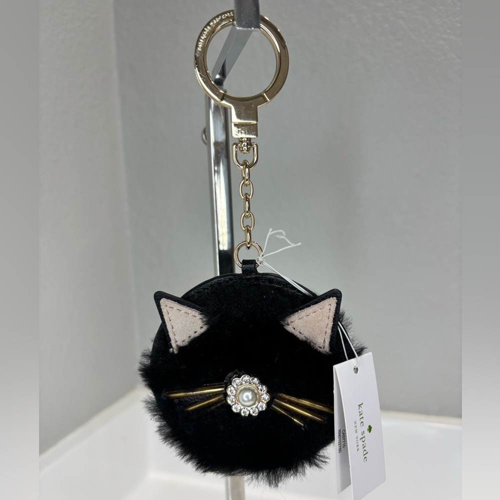 Kate Spade Kitty Cat Keychain